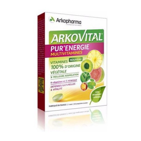 ARKOPHARMA - Arkovital - Pur’Energie 30comprimés