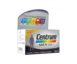 CENTRUM Men 50+ vitamines et minéraux 30 comprimés
