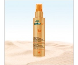 Spray lacté visage et corps moyenne protection SPF20