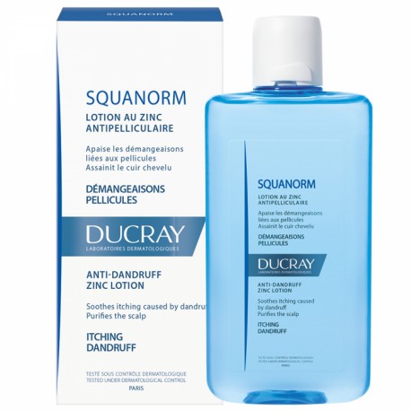 SQUANORM LOTION ANTIPELLICULAIRE AU ZINC DEMANGEAISONS ET PELLICULES 200ML