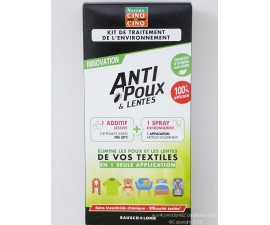 Cinq sur Cinq Kit de Traitement de L'environnement Anti-Poux & Lentes Pas  Cher - Anti-poux