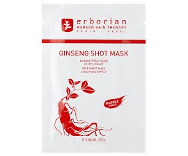 ERBORIAN GINSENG SHOT MASK TISSU VISAGE EFFET LISSANT 