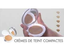 AVENE COUVRANCE CREME DE TEINT COMPACTE FINI MAT PEAUX SENSIBLES NORMALES A MIXTES SPF30 COLORIS 2.0 NATUREL