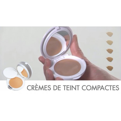 AVENE COUVRANCE CREME DE TEINT COMPACTE FINI MAT PEAUX SENSIBLES NORMALES A MIXTES SPF30 COLORIS 2.0 NATUREL