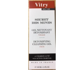 SECRET DES MINES Gel nettoyant détoxifiant Visage pour homme