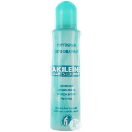 Akileïne Spray Cryo Drainant Jambes Lourdes 150ml 