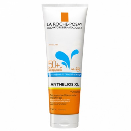 ANTHELIOS XL Gel Peaux mouillées SPF50+. Tube 250 ml