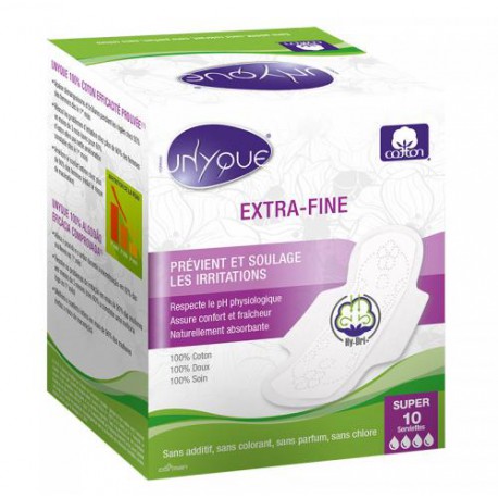 UNYQUE SERVIETTES 100% COTON NORMAL extra fines*10