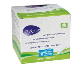 UNYQUE 100% COTON TAMPONS NORMAL AVEC APPLICATEUR*16