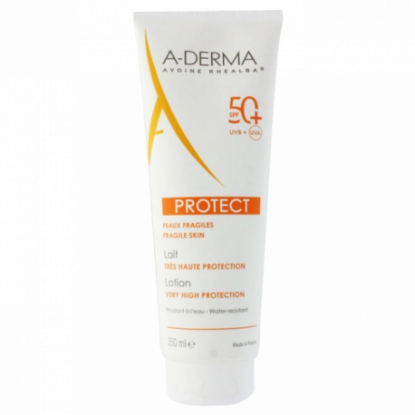 A-DERMA - A-DERMA PROTECT - Lait Très Haute Protection SPF 50+, 250ml