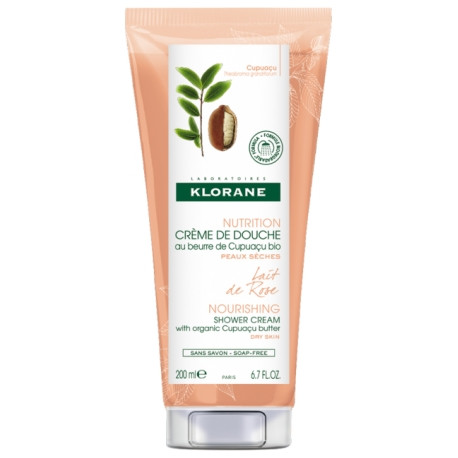 KLORANE Crème de Douche Lait de Rose 200ml