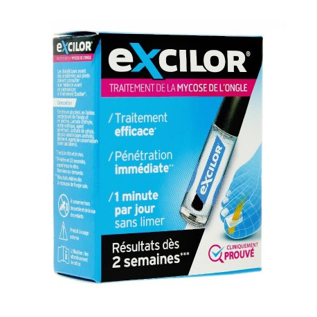 EXCILOR Traitement de la mycose de l'ongle 3.3ml