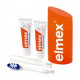 ELMEX Set Dentaire Voyage 2 tubes de dentifrices 12ml + 1 brosse à dent