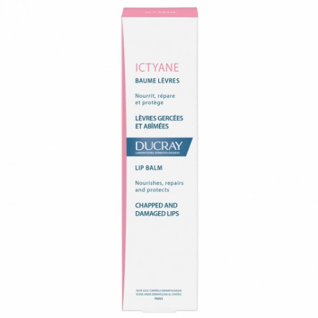 DUCRAY Ictyane Baume lèvres Gercées et Abîmées 15ml