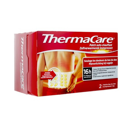 THERMACARE Patch auto-chauffant Bas du Dos 2 Patchs