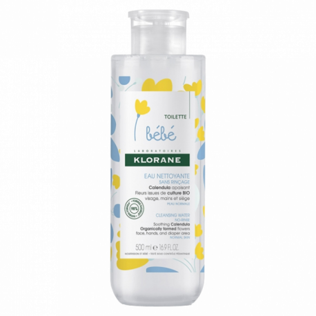 KLORANE Bébé eau nettoyante sans rinçage 500ml