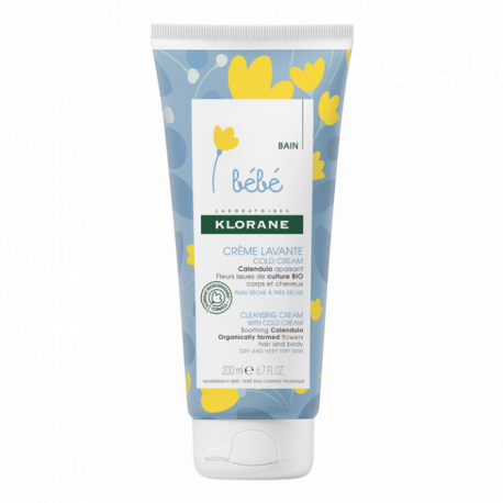 KLORANE BEBE Creme lavante Cold cream 200ml