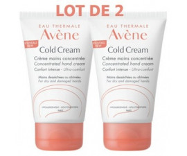 AVENE Cold cream crème mains 50ml lot de 2