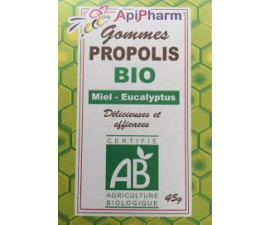 APIPHARM gommes propolis bio miel-eucalyptus