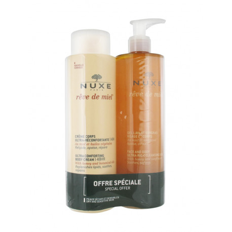 NUXE crème corps+gel lavant