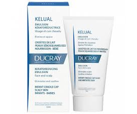 DUCRAY KELUAL EMULSION KERATOREDUCTRICE CROUTES DE LAIT NOURRISSON VISAGE ET CUIR CHEVELU 50ML