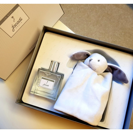 JACADI le coffret eau de senteur 100ml + doudou 