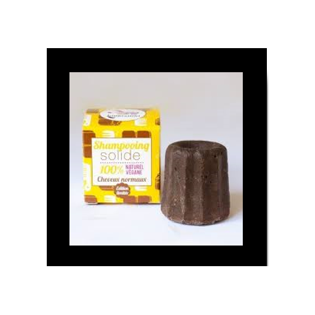 LAMAZUNA SHAMPOOING SOLIDE CHOCOLAT cheveux normaux 55g