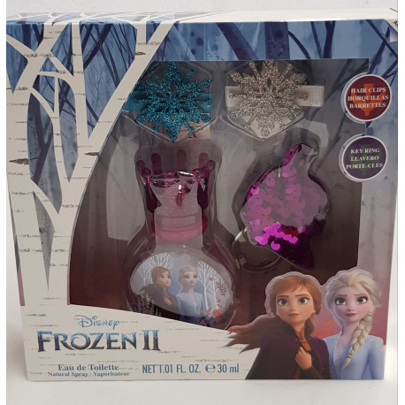 COFFRET FROZEN 2 Eau de toilette +barrettes+porte clés