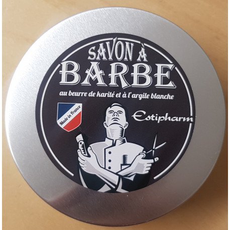 SAVON A BARBE au beurre de karité et argile blanche