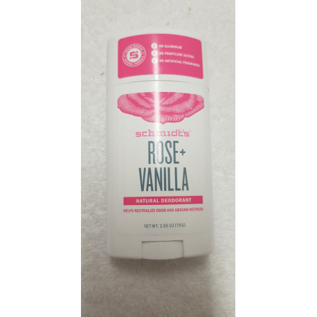 SCHMIDT'S déodorant naturel Rose+ Vanille