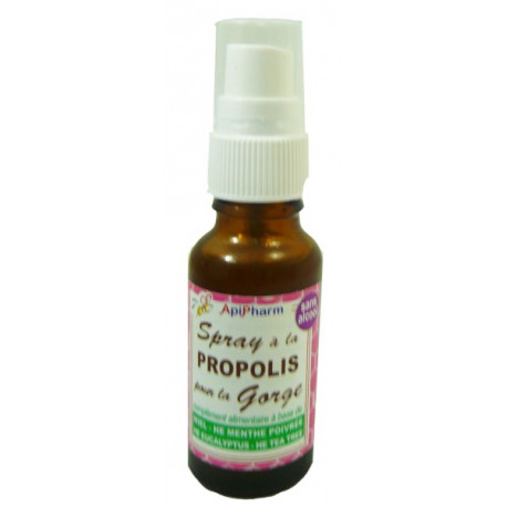 spray à la propolis pour la gorge 