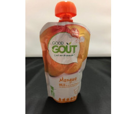 GOOD GOUT Compote gourde fraise banane 120g