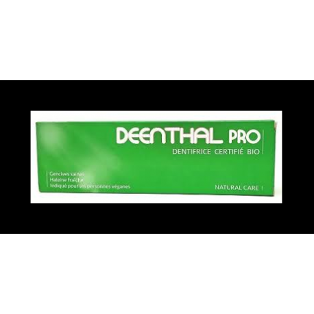 DENNTHAL PRO DENTIFRICE CERTIFIÉ BIO ET VEGAN 75ML