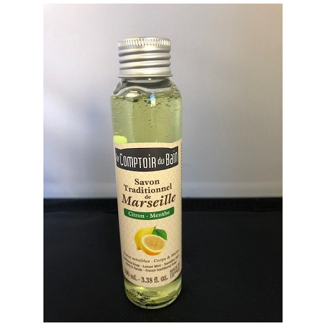 Savon liquide traditionel citron menthe 100ml