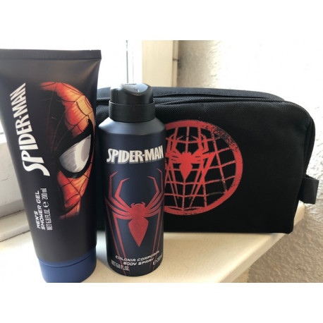 trousse spider man avec 2 produits 