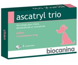 Ascatryl trio chiens 2 comprimés