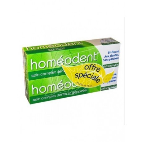 Homéodent soin complet chlorophylle lot de 2