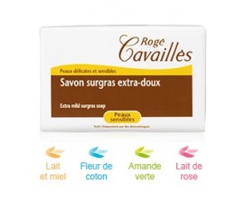 Savon Surgras Extra Doux Lait et Miel 150g Rogé Cavaillès