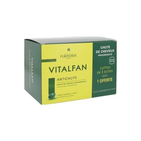 Vitalfan antichute progressive lot de 3 boîtes de 30 capsules