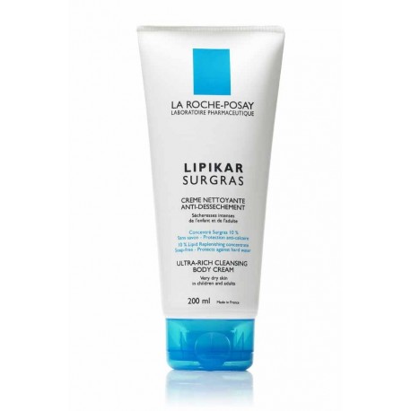 Lipikar Surgras douche crème concentrée anti-dessèchement