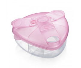 Boîte doseuse de lait rose