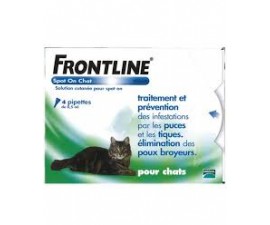 Frontline traitement et prévention des puces, tiques et poux broyeurs pour chats 