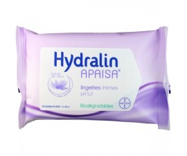 Hydralin apaisa lingettes intimes