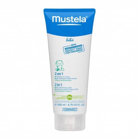 2 en 1 Cheveux et Corps Mustela