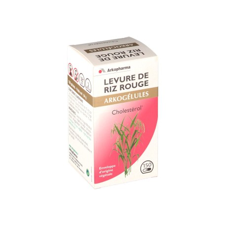 Arkogélules Levure de Riz Rouge 150 gélules