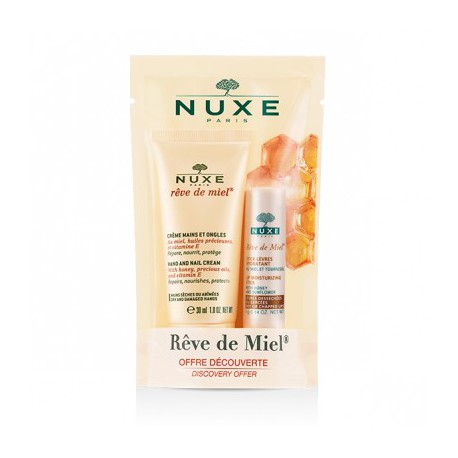 Rêve de miel offre découvert crème main et stick à lèvres