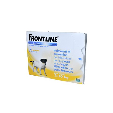 FRONTLINE SPOT ON CHIEN S / 2-10 KG