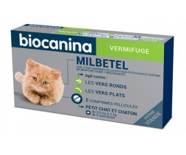 Milbetel 4 mg/10 mg comprimés pelliculés pour petits chats et chatons