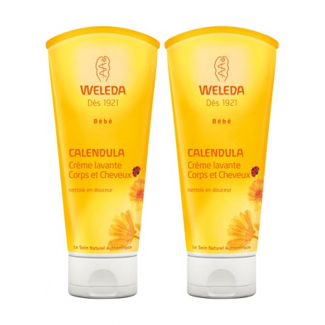 Bébé Crème Lavante Calendula Corps et Cheveux Lot de 2 x 200 ml